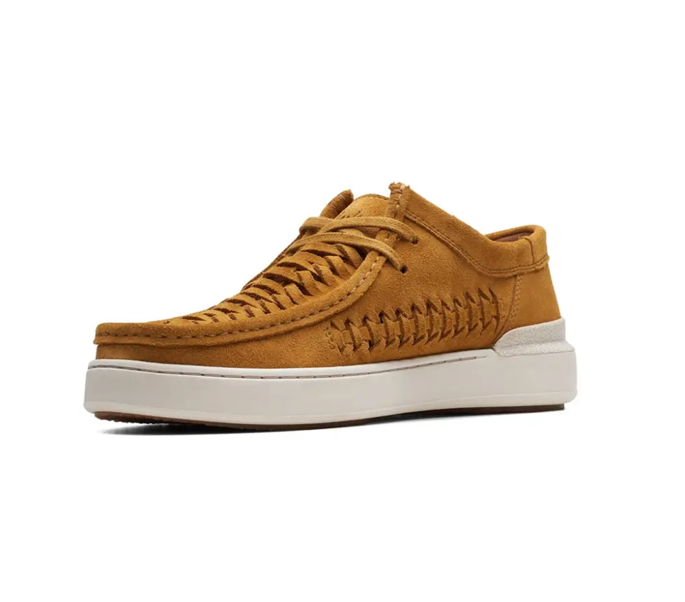 Giày Clarks Courtliteweave ‘Brown’ 261724507 - Ảnh 4