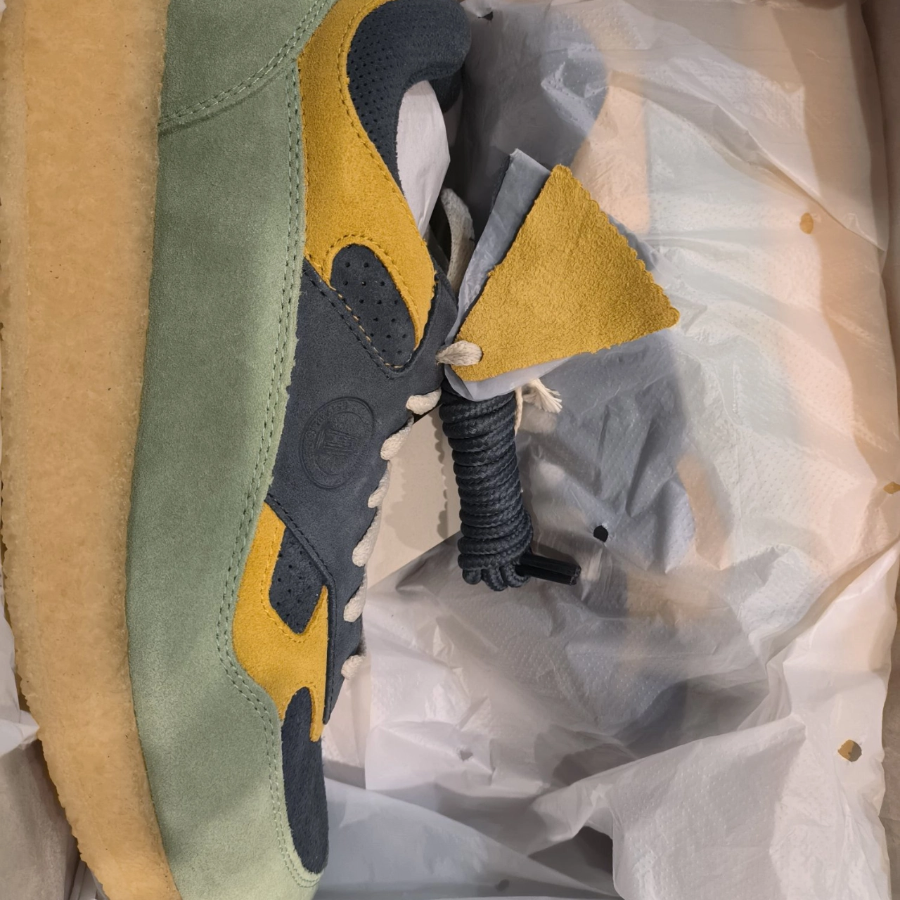 Giày Clarks Lockhill Ronnie Fieg 8th Street ‘Blue Green’ 26170103 - Ảnh 2