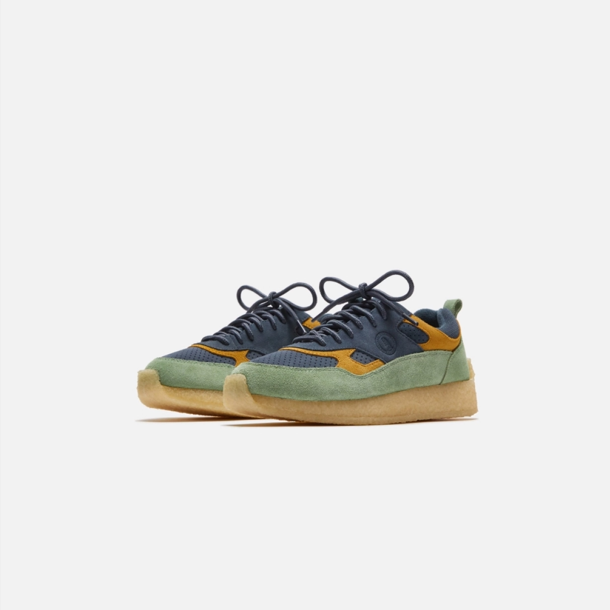 Giày Clarks Lockhill Ronnie Fieg 8th Street ‘Blue Green’ 26170103 - Ảnh 3