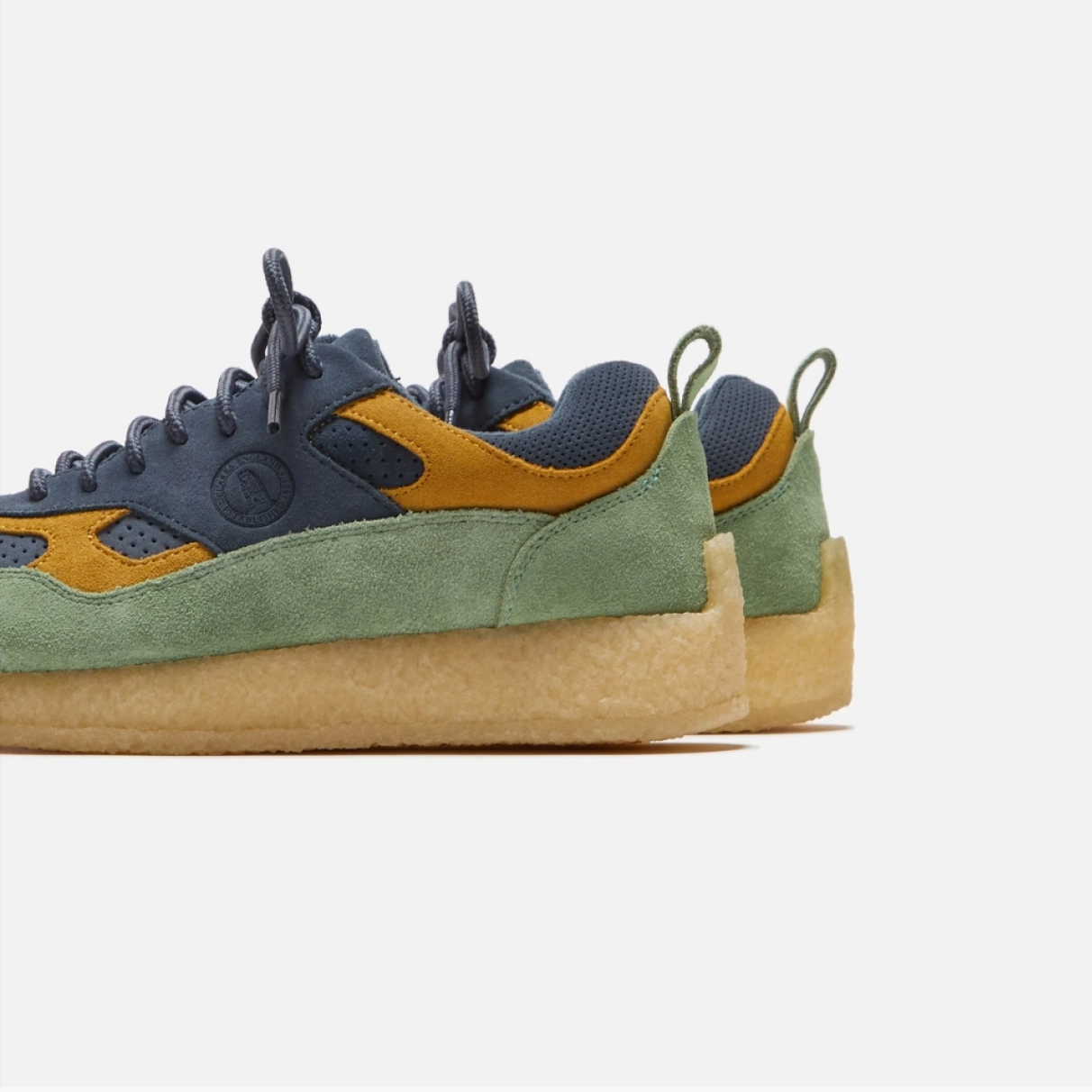 Giày Clarks Lockhill Ronnie Fieg 8th Street ‘Blue Green’ 26170103 - Ảnh 4