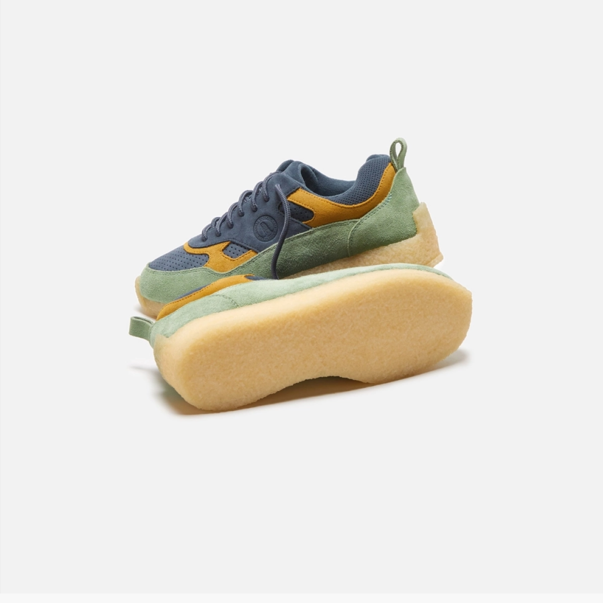 Giày Clarks Lockhill Ronnie Fieg 8th Street ‘Blue Green’ 26170103 - Ảnh 5