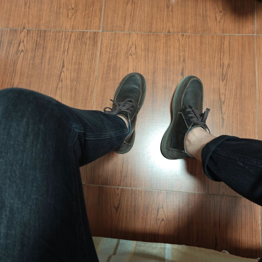 Giày Clarks Nature 5 Mid ‘Black’ 261685917 - Ảnh 5