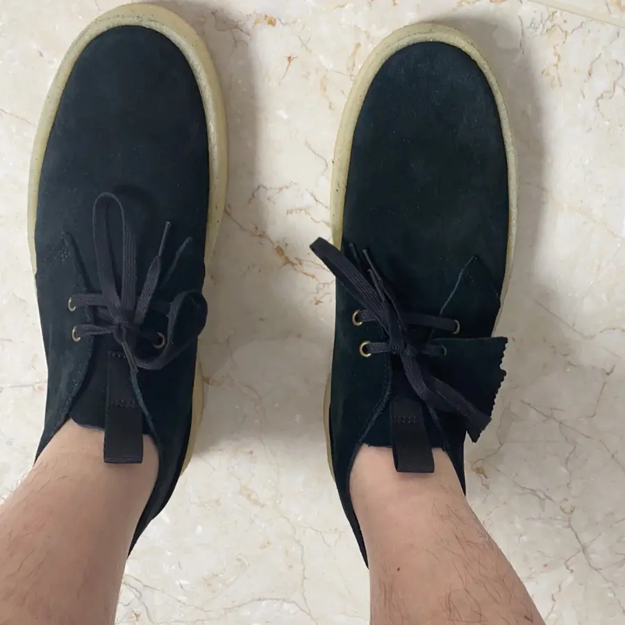 Alternative view of Giày Clarks Originals Desert Cup Suede ‘Black’ 261678687