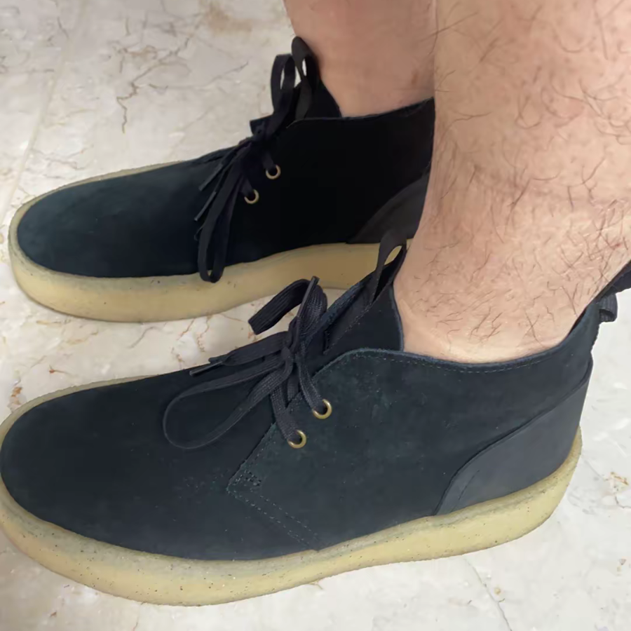Giày Clarks Originals Desert Cup Suede ‘Black’ 261678687 - Ảnh 4