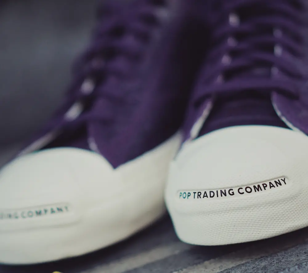 Giày Converse Jack Purcell x Pop Trading Company ‘Grand Purple’ 170544C - Ảnh 4