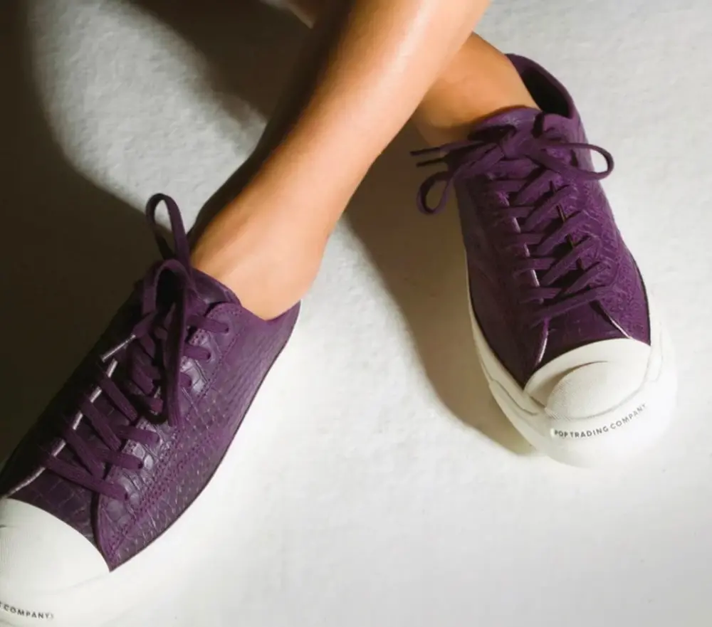 Giày Converse Jack Purcell x Pop Trading Company ‘Grand Purple’ 170544C - Ảnh 3