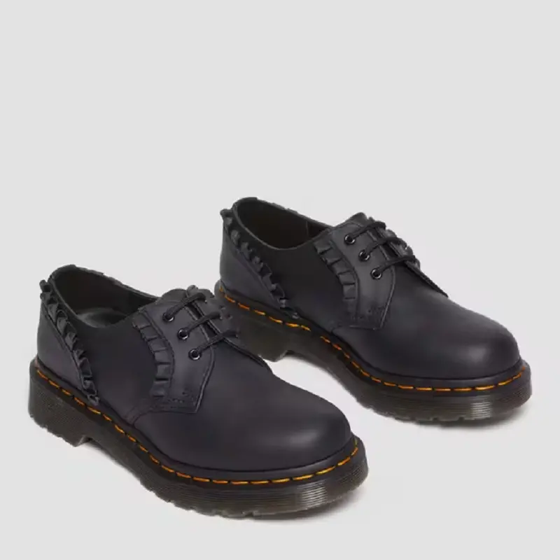 Giày Dr. Martens 1461 Frill Nappa Leather Oxford ‘Black’ 30696001 - Ảnh 3