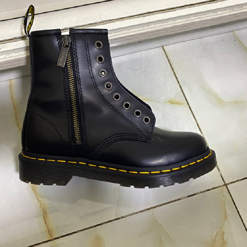 Giày Dr.Martens 1460 Elastic Smooth Leather ‘Black’ 26731001 - Ảnh 5