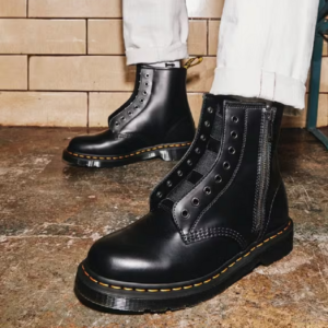 Alternative view of Giày Dr.Martens 1460 Elastic Smooth Leather ‘Black’ 26731001