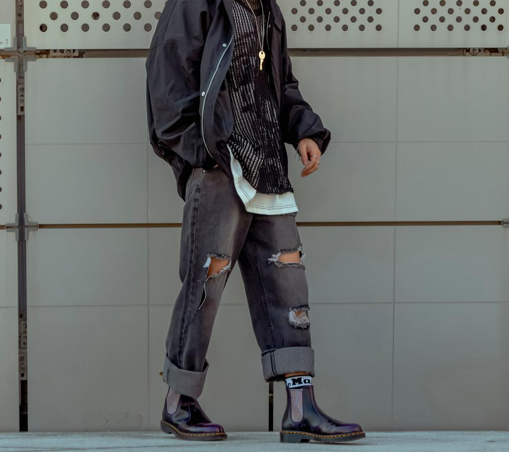 Giày Dr.Martens 2976 BT21 ‘Purple Black’ 30892511 - Ảnh 3