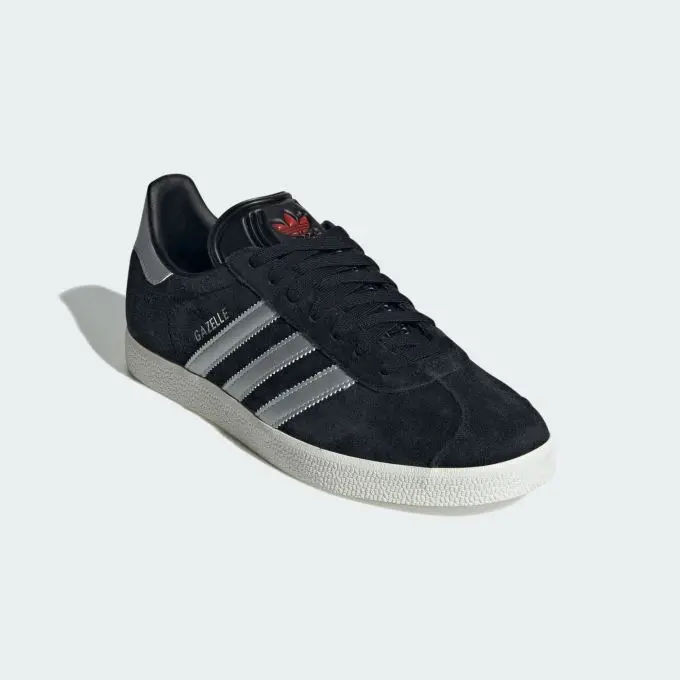 Giày Adidas Gazelle ‘Black Silver Metallic’ IF1826 - Ảnh 4