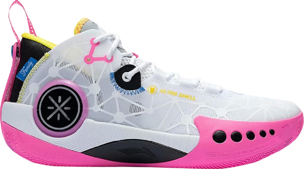Giày Li Ning Wade Shadow 3 On Court ‘White Pink’ ABPR049-4