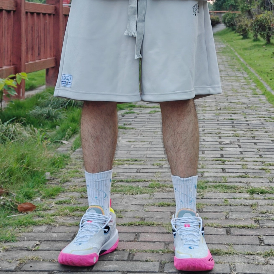 Giày Li Ning Wade Shadow 3 On Court ‘White Pink’ ABPR049-4 - Ảnh 5