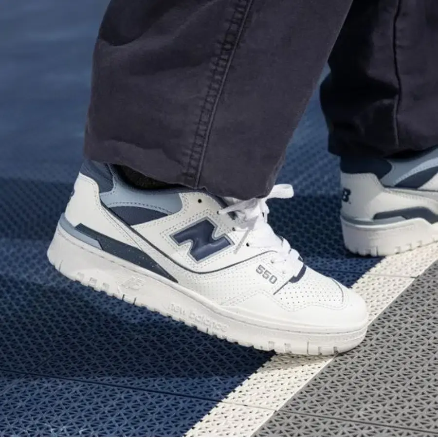 Giày New Balance 550 ‘White Vintage Indigo’ BBW550DY - Ảnh 4