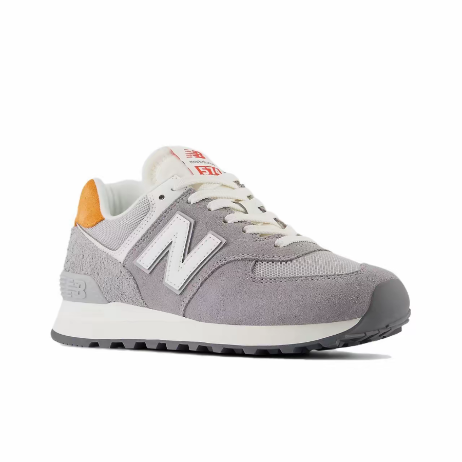 Giày New Balance 574 ‘Slate Grey Sun Glow’ WL574YG2 - Ảnh 4
