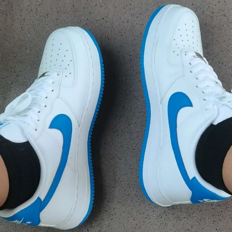 Alternative view of Giày Nike Air Force 1 ’07 ‘White Photo Blue’ FJ4146-103