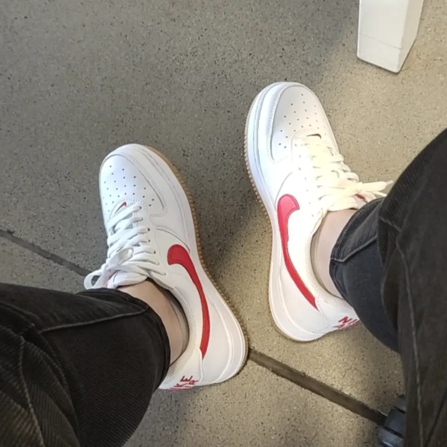 Giày Nike Air Force 1 Low GS ‘Gym Red’ AV6252-101 - Ảnh 4