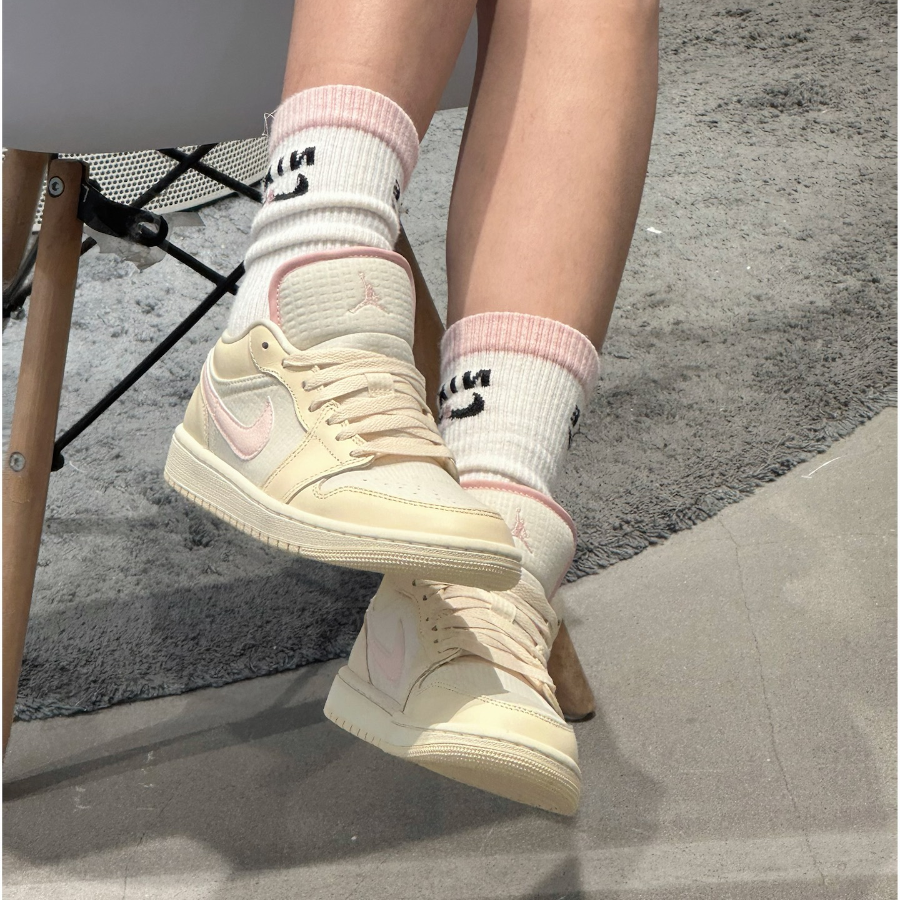 Giày Nike Air Jordan 1 Low ‘Linen’ FQ1925-100 - Ảnh 4