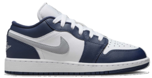 Giày Nike Air Jordan 1 Low ‘Midnight Navy Wolf Grey’ 553560-141