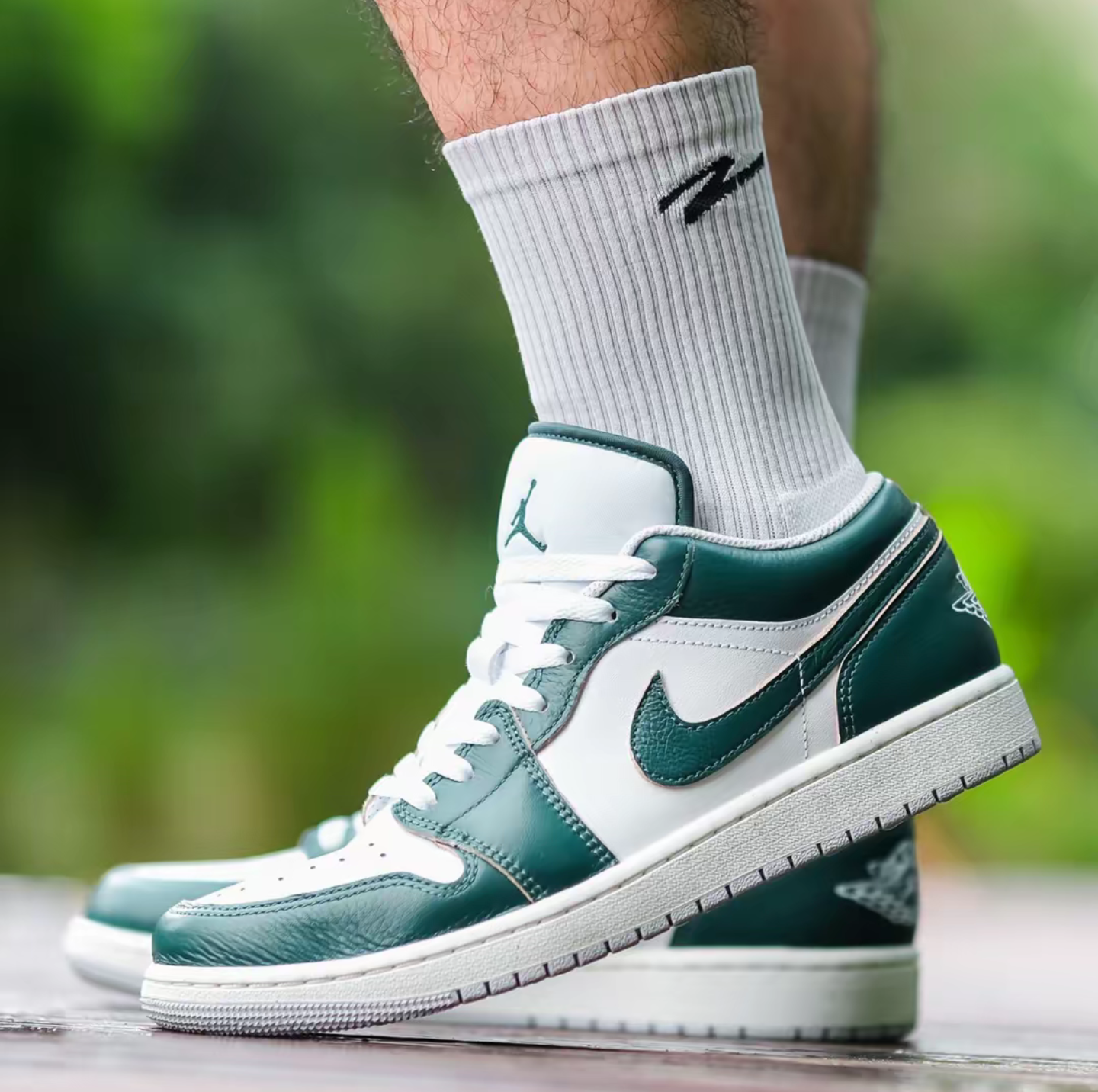 Giày Nike Air Jordan 1 Low ‘Oxidized Green’ FQ7687-300 - Ảnh 4