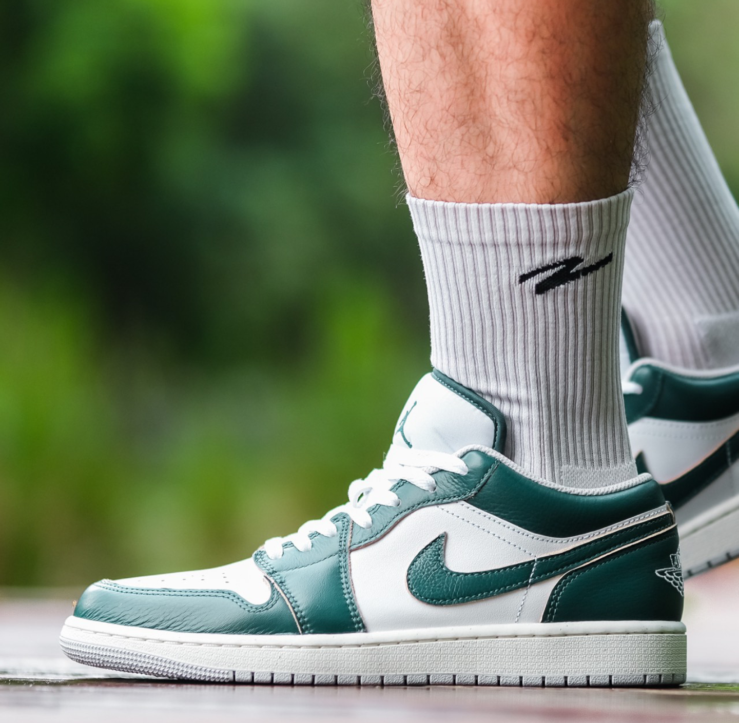 Giày Nike Air Jordan 1 Low ‘Oxidized Green’ FQ7687-300 - Ảnh 3