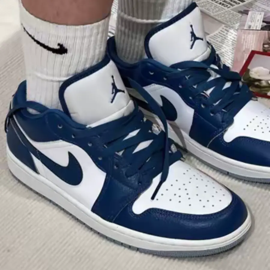Giày Nike Air Jordan 1 Low SE ‘Industrial Blue’ FN5214-141 - Ảnh 4