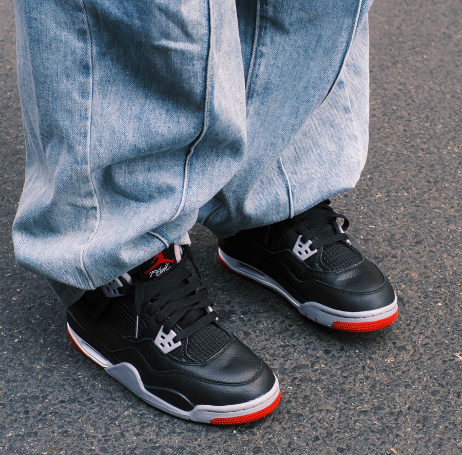 Giày Nike Air Jordan 4 Retro GS ‘Bred Reimagined’ FQ8213-006 - Ảnh 6