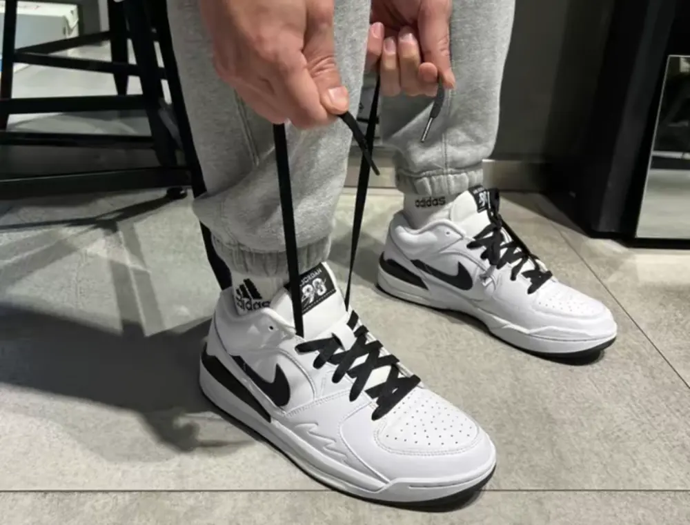 Giày Nike Air Jordan Stadium 90 ‘White Black’ HF5258-102 - Ảnh 4