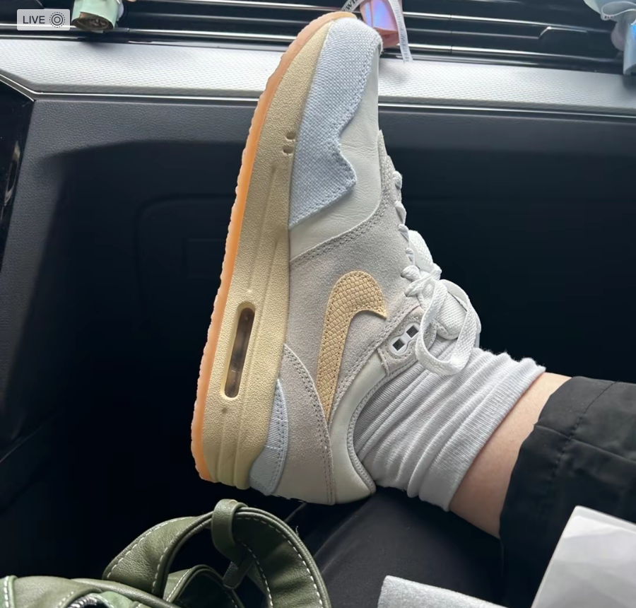 Giày Nike Air Max 1 ‘Crepe Light Bone’ FJ4735-001 - Ảnh 3