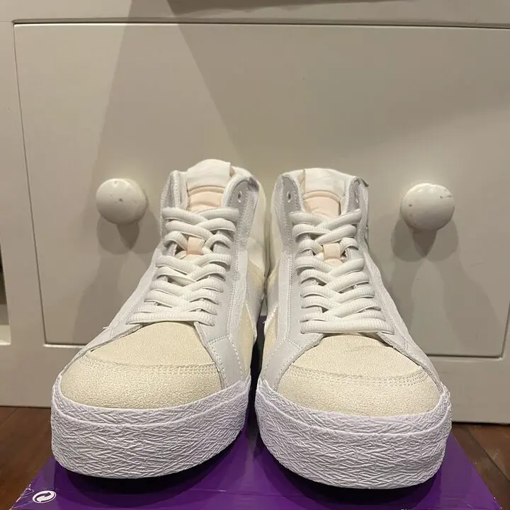 Giày Nike Blazer Mid SB ‘Warning Label’ DZ7587-110 - Ảnh 4