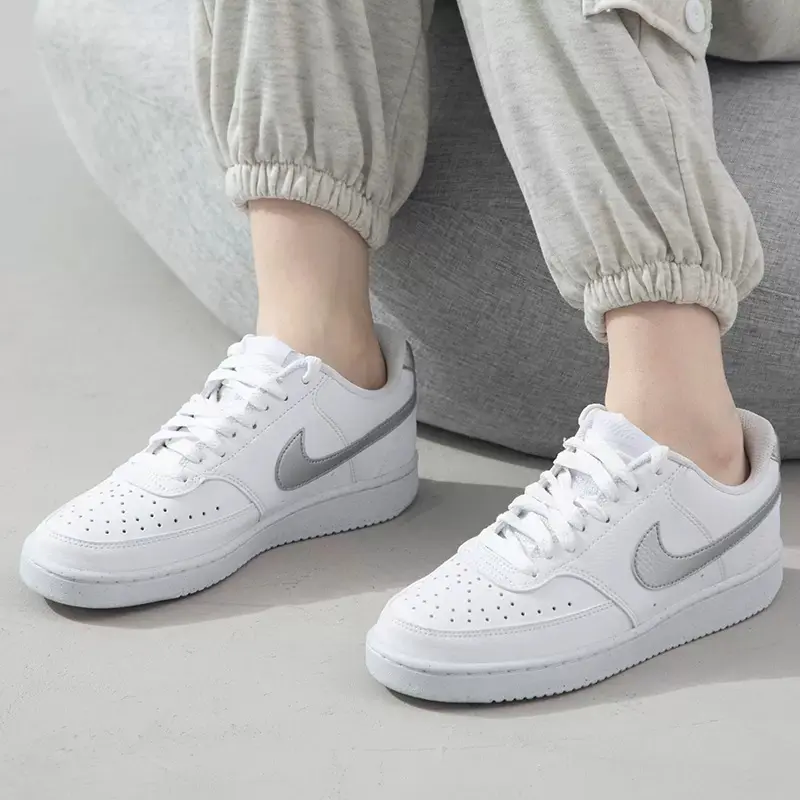 Alternative view of Giày Nike Court Vision Low ‘White Silver’ DH3158-108
