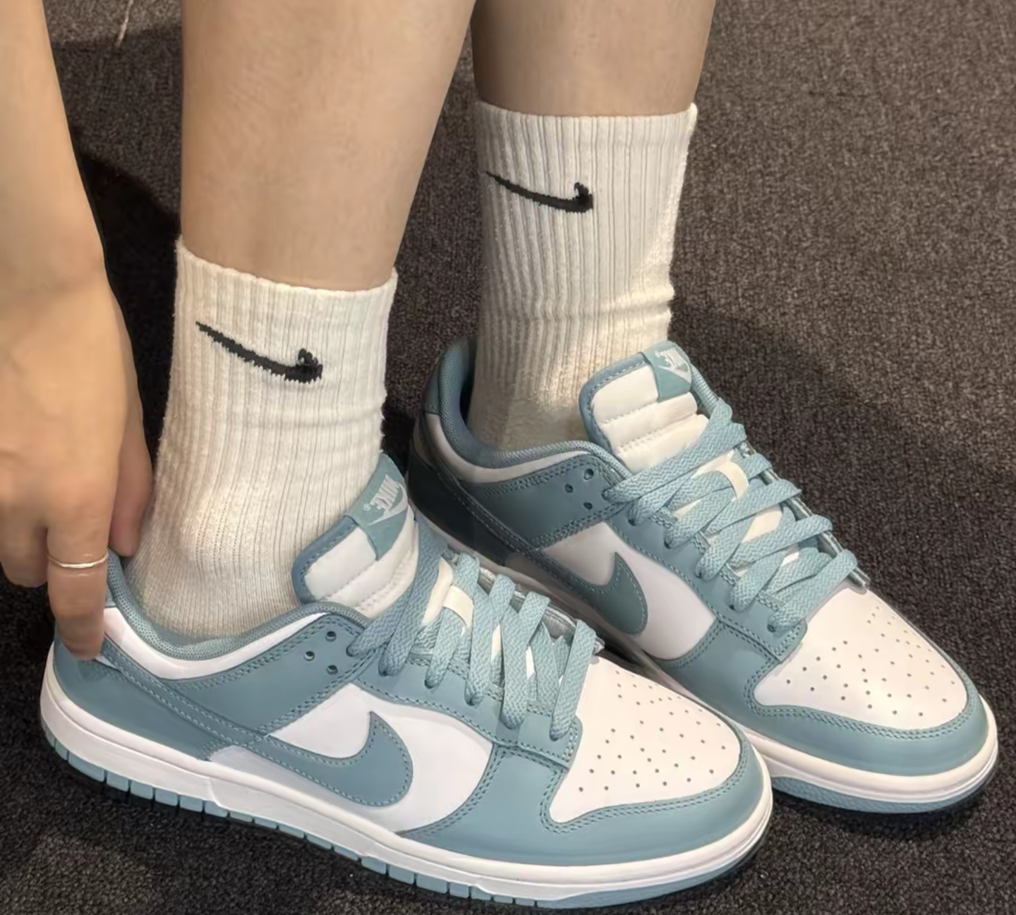 Giày Nike Dunk Low 'Denim Turquoise' DV0833-106 - Ảnh 2