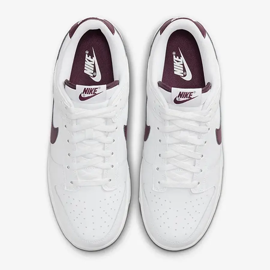 Giày Nike Dunk Low ‘White Night Maroon’ DV0831-102 - Ảnh 5