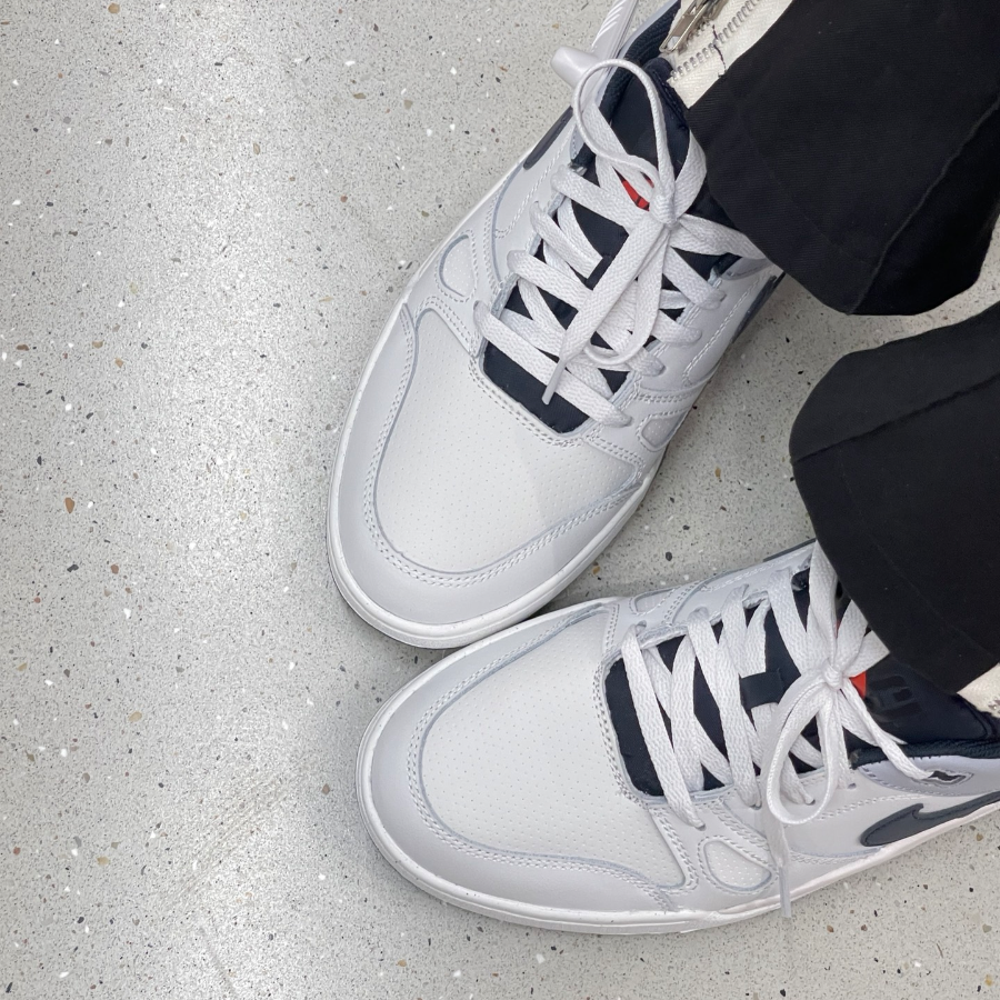 Giày Nike Full Force Low “White Dark Obsidian” FB1362-002 - Ảnh 5