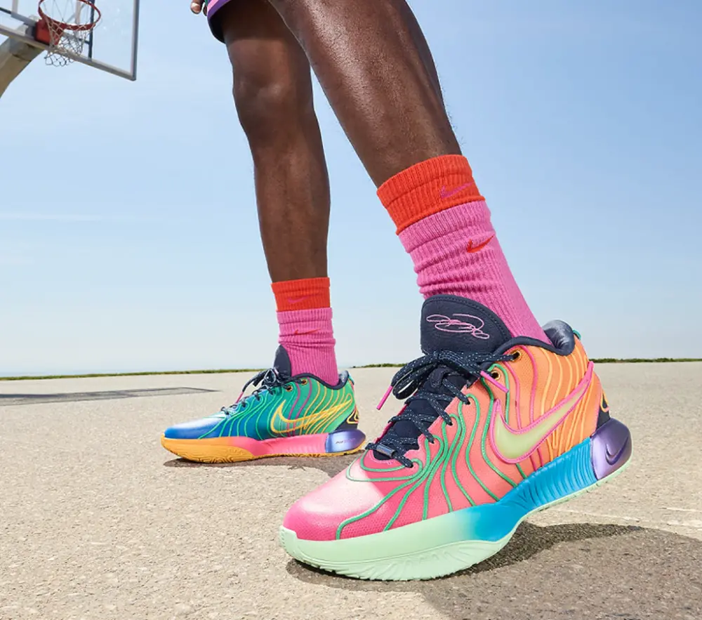 Alternative view of Giày Nike LeBron 21 XXI ‘Blue Laser Orange’ HF5352-400