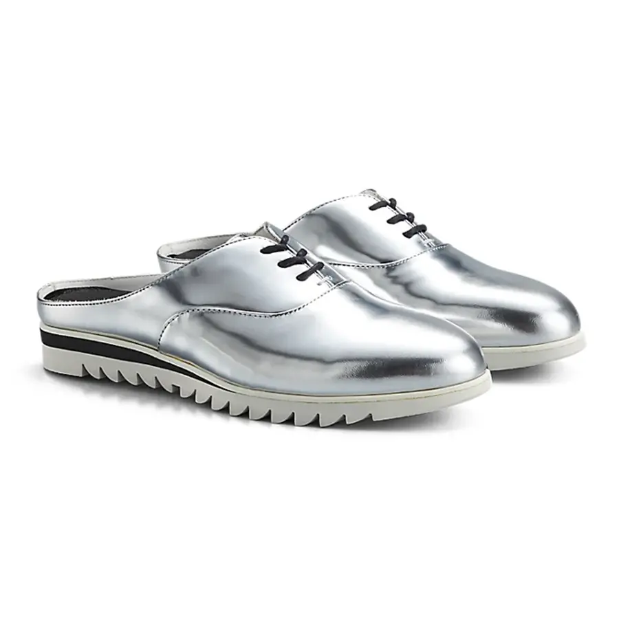 Giày Onitsuka Tiger OXFORD SABOT “SILVER” 1182A246-020 - Ảnh 4