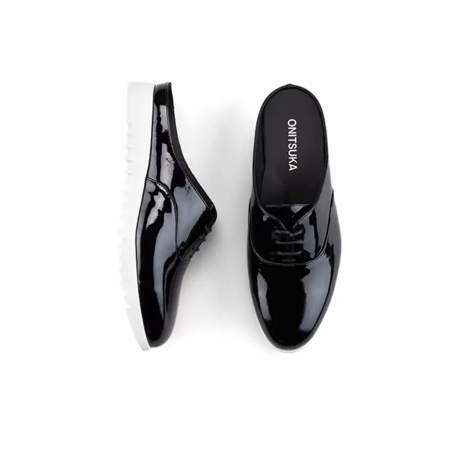 Giày Onitsuka Tiger Oxford Sabot ‘Black’ 1182A493-001 - Ảnh 3
