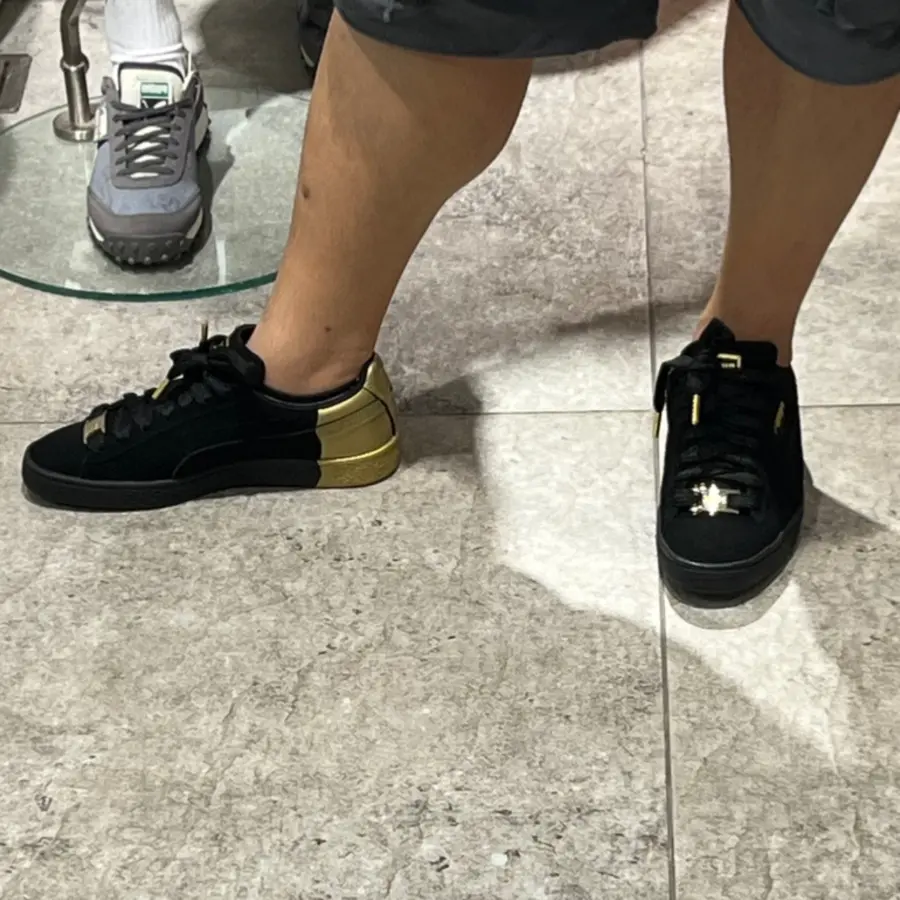 Giày Puma Suede Dance Crew 'Black Gold Metallic' 398306-01 - Ảnh 5