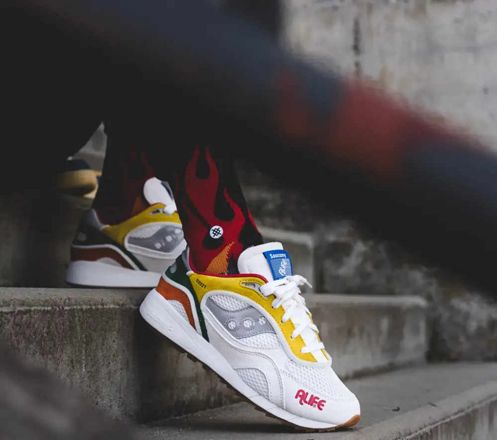 Giày Saucony ALIFE x Shadow 6000 ‘Subway Maps’ S70679-1 - Ảnh 3
