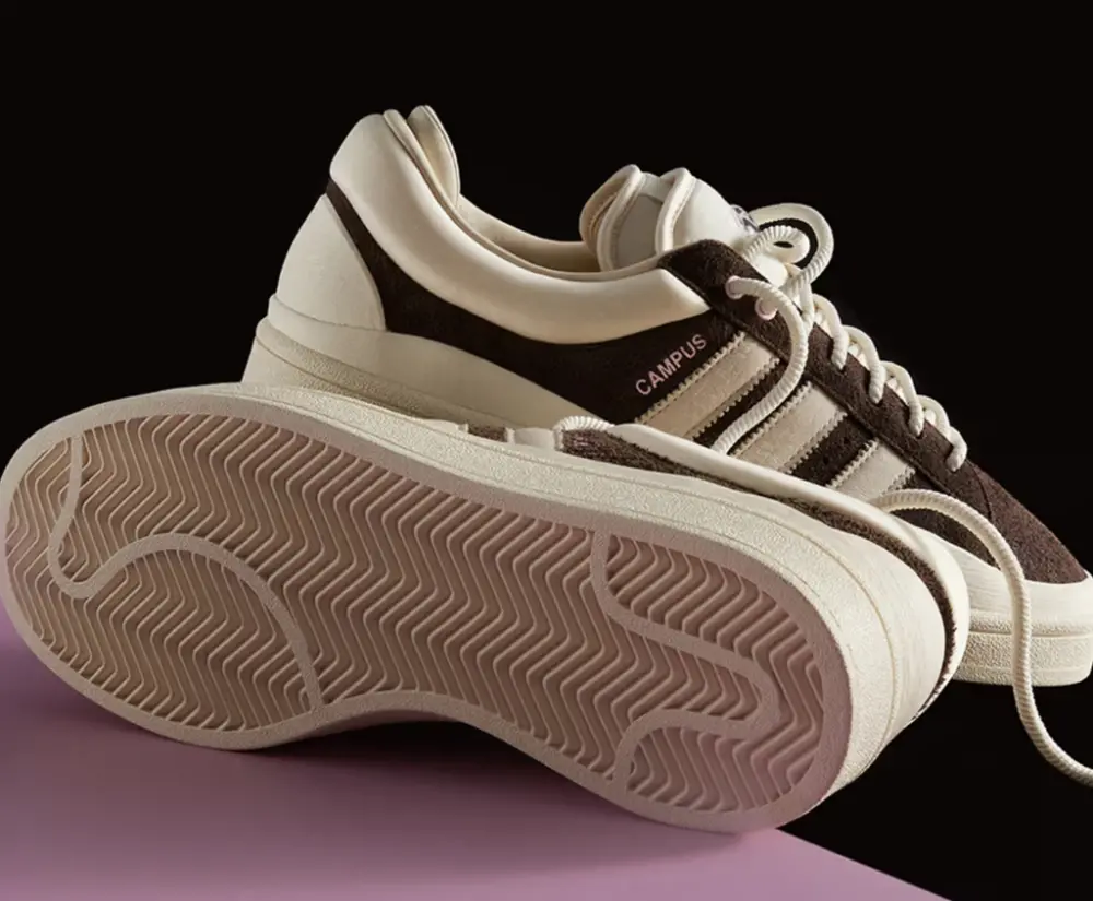 Giày Adidas Campus x Bad Bunny ‘Deep Brown’ ID2534 - Ảnh 5