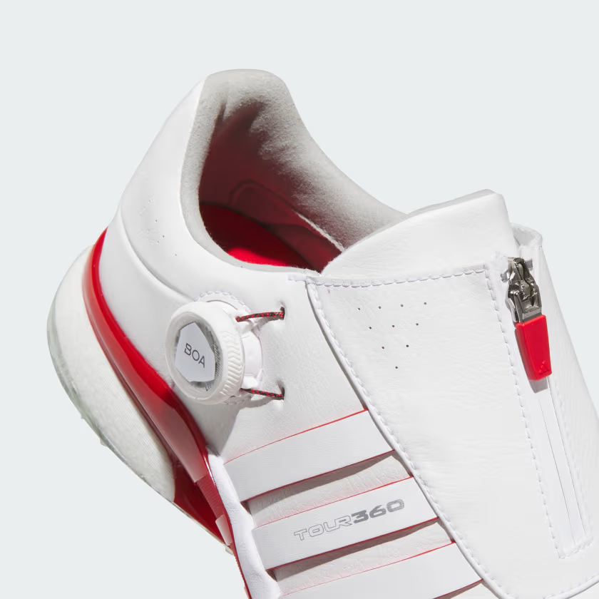 Giày Adidas TOUR360 Boa 24 Wide Golf ‘White Scarlet’ IE3368 - Ảnh 5