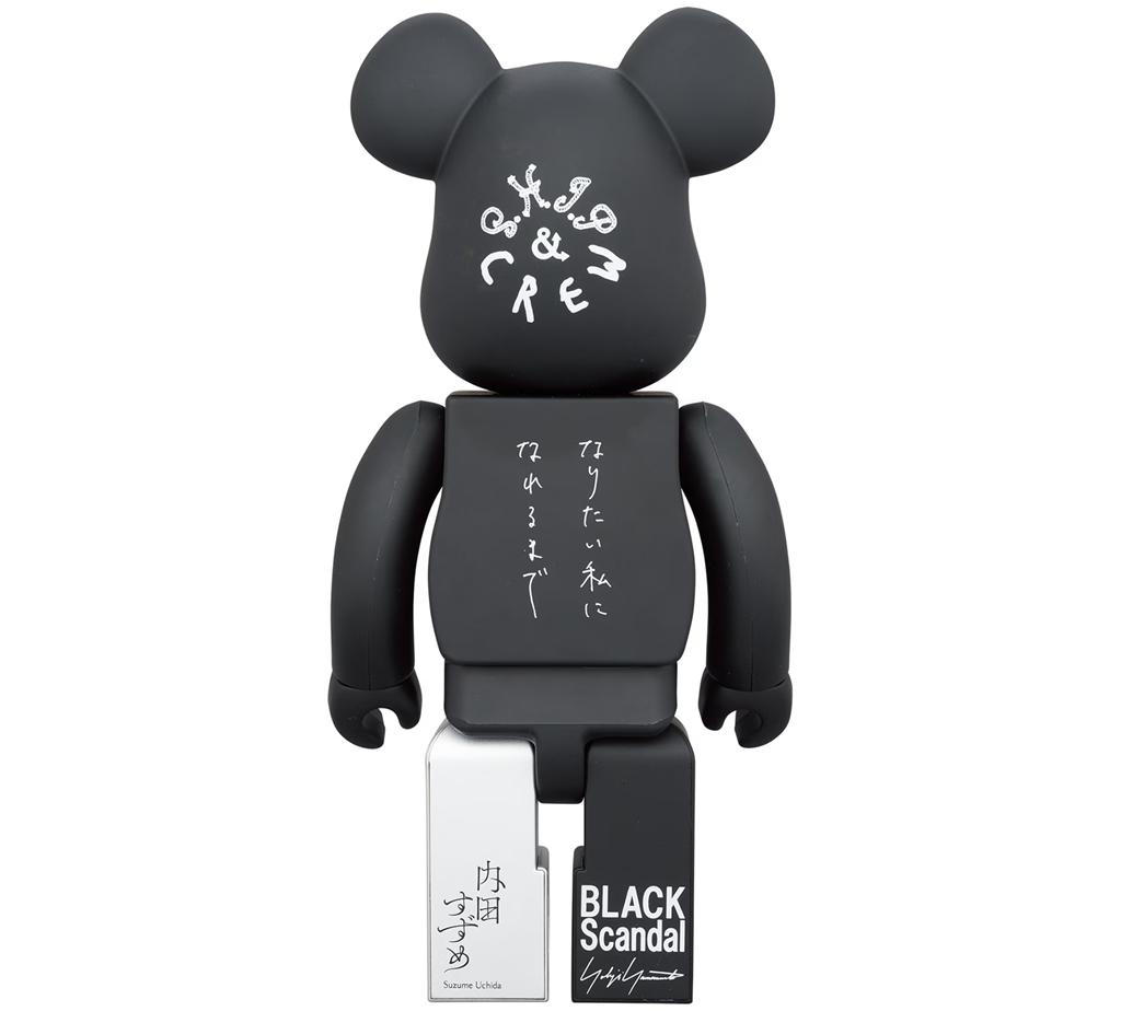 Mô Hình Bearbrick x Black Scandal x Yohji Yamamoto x Suzume Uchida x S.H.I.P & Crew - Ảnh 3