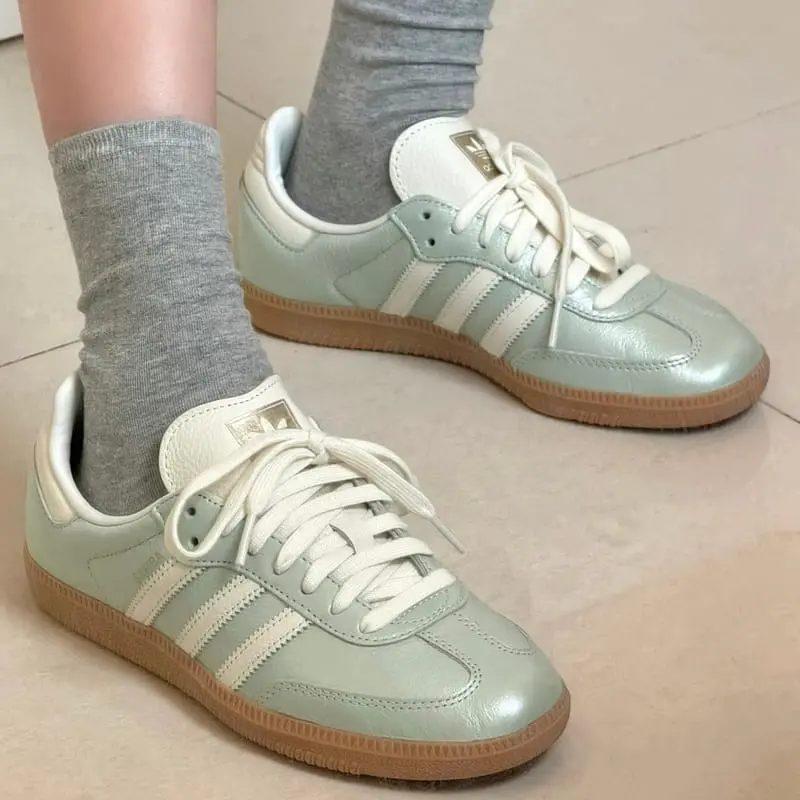 Giày Adidas Samba ‘Metallic Green’ IG1965 - Ảnh 5