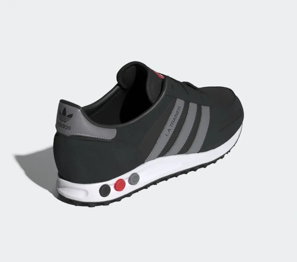 Alternative view of Giày Adidas LA Trainer 'Black' IG1750