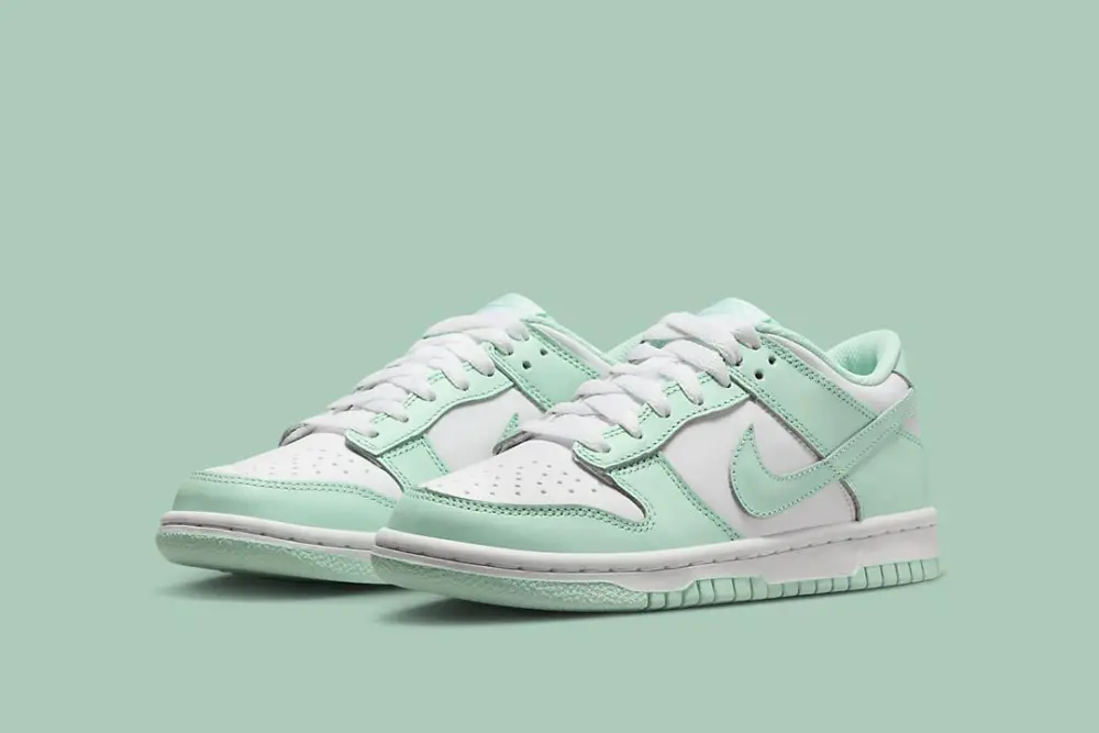 Giày Nike Dunk Low Mint Foam (GS) FZ3534-100 - Ảnh 3
