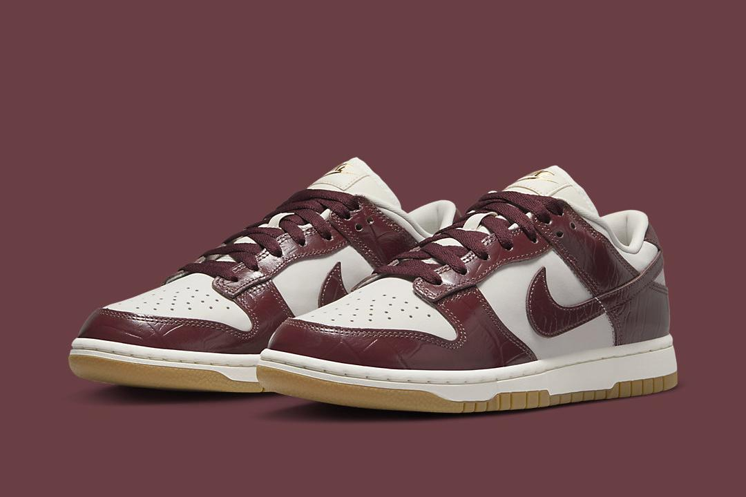 Giày Nike Dunk Low LX "Red Croc" FJ2260-004 - Ảnh 3