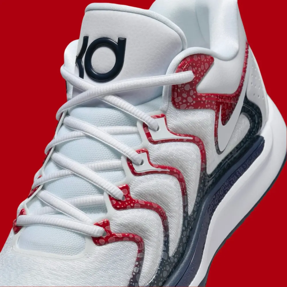 Giày Nike KD 17 USA 'White Red' FJ9487-101 - Ảnh 5