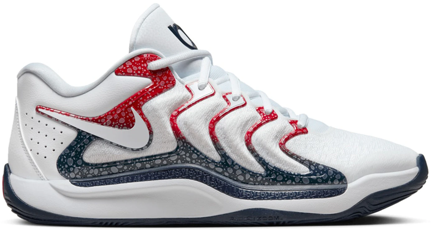 Giày Nike KD 17 USA 'White Red' FJ9487-101