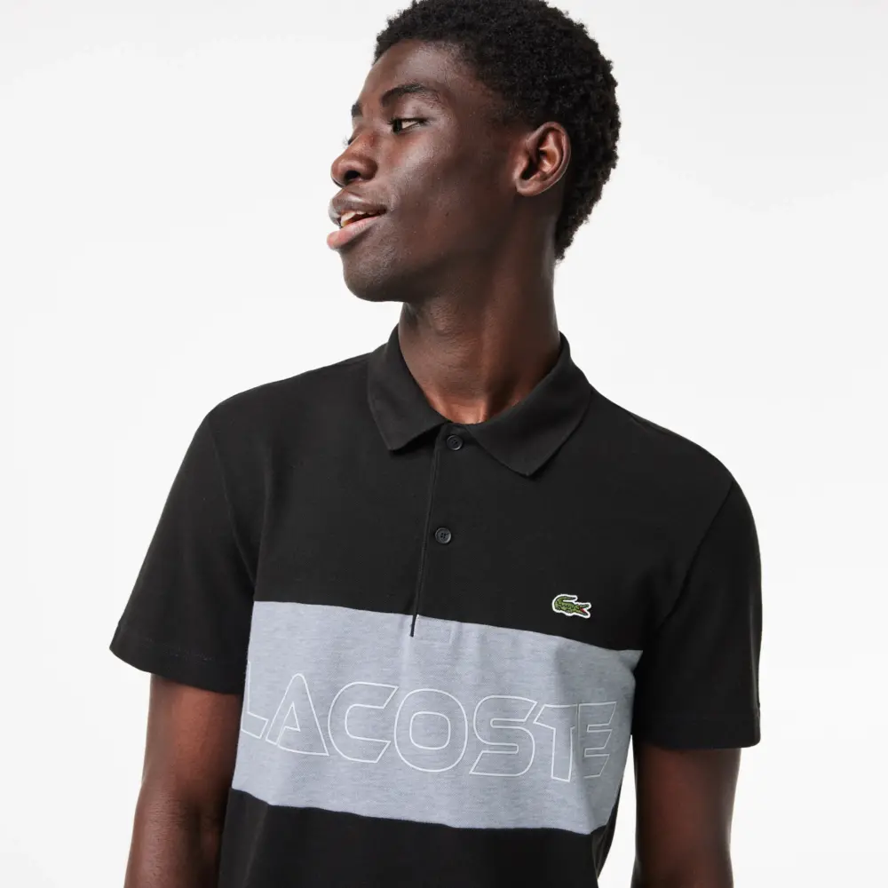 Áo Polo Lacoste Regular Fit Stretch Piqué PH1470-51-SNP - Ảnh 4