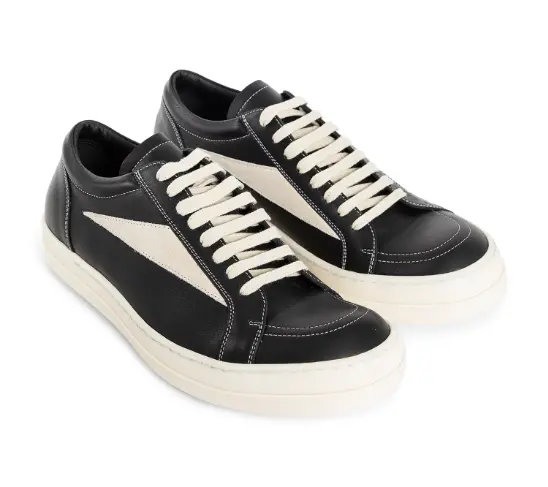 Giày Rick Owens Vintage Low-Top 'Black' RP02D3888LCOLVS-911 - Ảnh 5